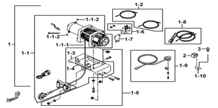 VİNÇ KOMPLE TGB325-500-550