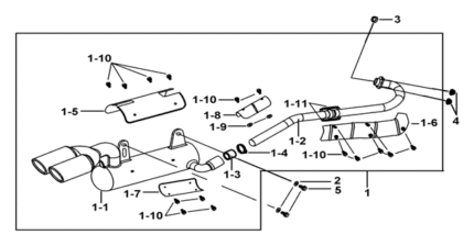 EGZOST KOMPLE TGB460